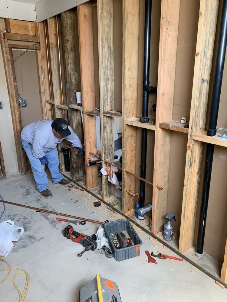 Commercial rough-in plumbing for Commercial Plumbing in Lower Dutchtown